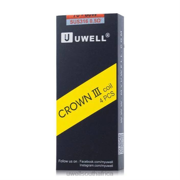 UWELL Pretoria - UWELL CROWN 3 COILS (4-PACK) 0.25ohm X842T91