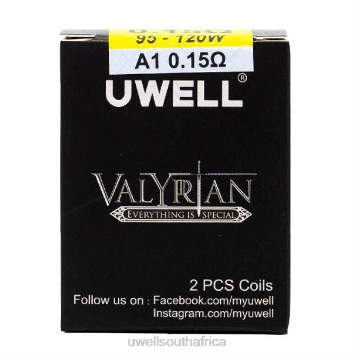 UWELL flavors - UWELL VALYRIAN REPLACEMENT COIL ( 2-PACK) A1 0.15ohm X842T259