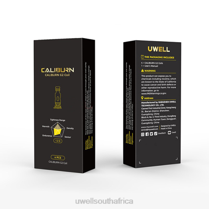 UWELL vape price - UWELL CALIBURN G2 COILS | 4-PACK UN2 Meshed-H 1.2ohm X842T2