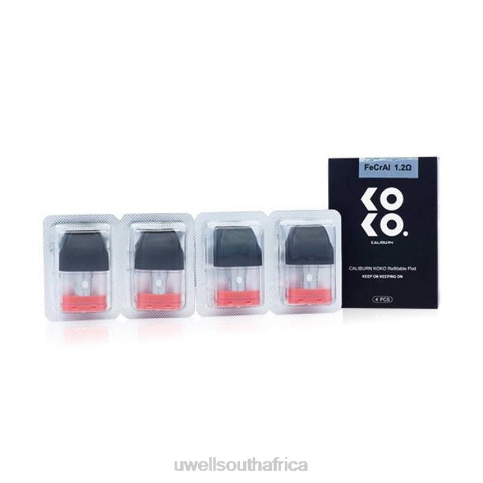 UWELL vape kit - UWELL CALIBURN KOKO PODS (4-PACK) 1.2ohm X842T95