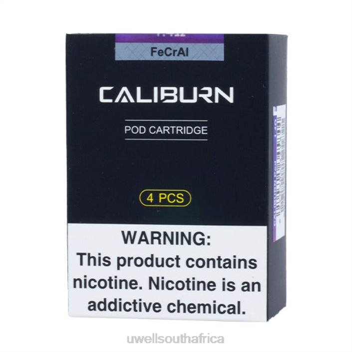 UWELL vape kit - UWELL CALIBURN REPLACEMENT POD CARTRIDGE 4-Pack X842T35