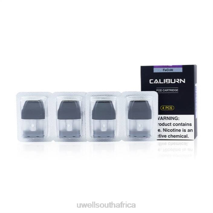 UWELL vape kit - UWELL CALIBURN REPLACEMENT POD CARTRIDGE 4-Pack X842T35