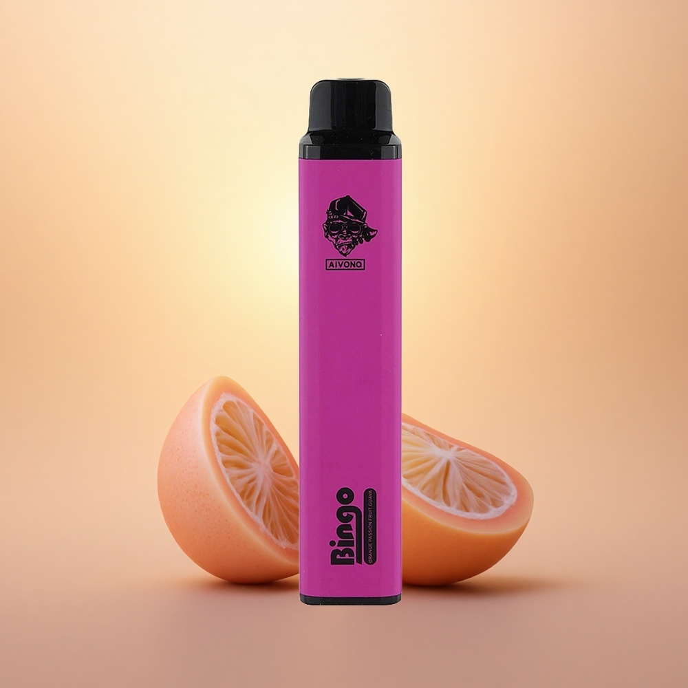 Aivono Aim Bingo 4000 Puffs Orange Passion Fruit Guava Compact 1000mAh 10mL