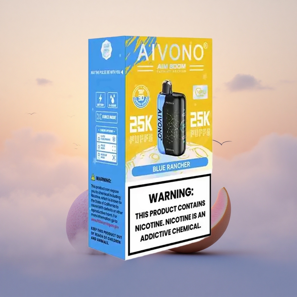 Aivono Aim Boom 25000 Puffs Blue Rancher Mesh 28ml Type-C