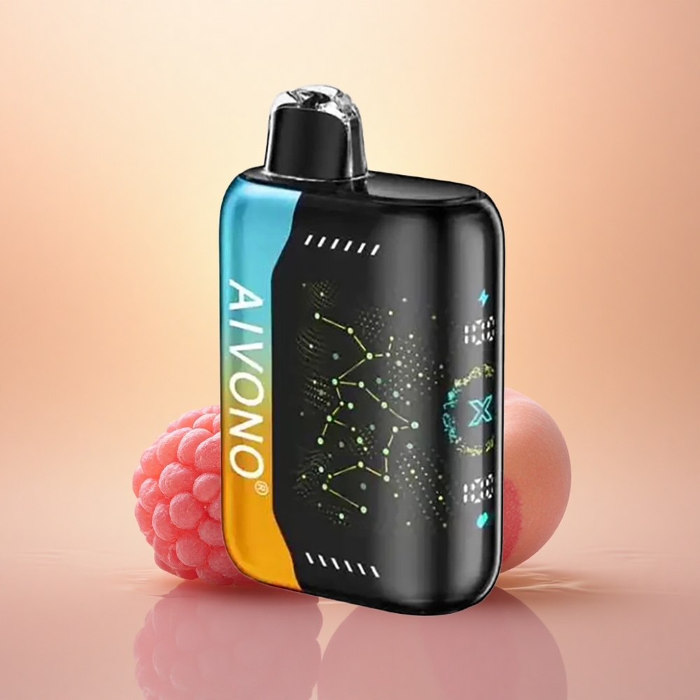 Aivono Aim Boom 25000 Puffs Raspberry Peach Lime Zero Mesh