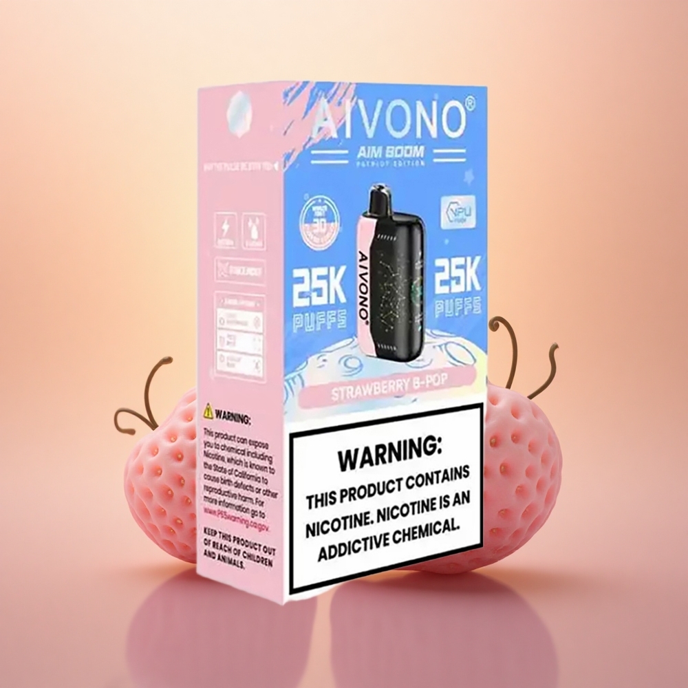 Aivono Aim Boom 25000 Puffs Strawberry B Mesh 28ml Type-C