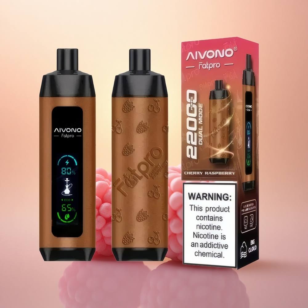 Aivono Aim Fatpro 22000 Puffs Cherry Raspberry 28ml Dual Mode