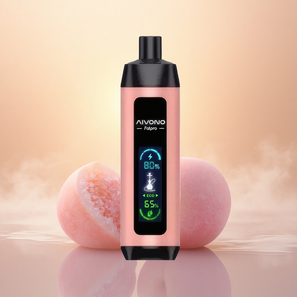 Aivono Aim Fatpro 22000 Puffs Peach Ice Mesh 28ml Dual Mode