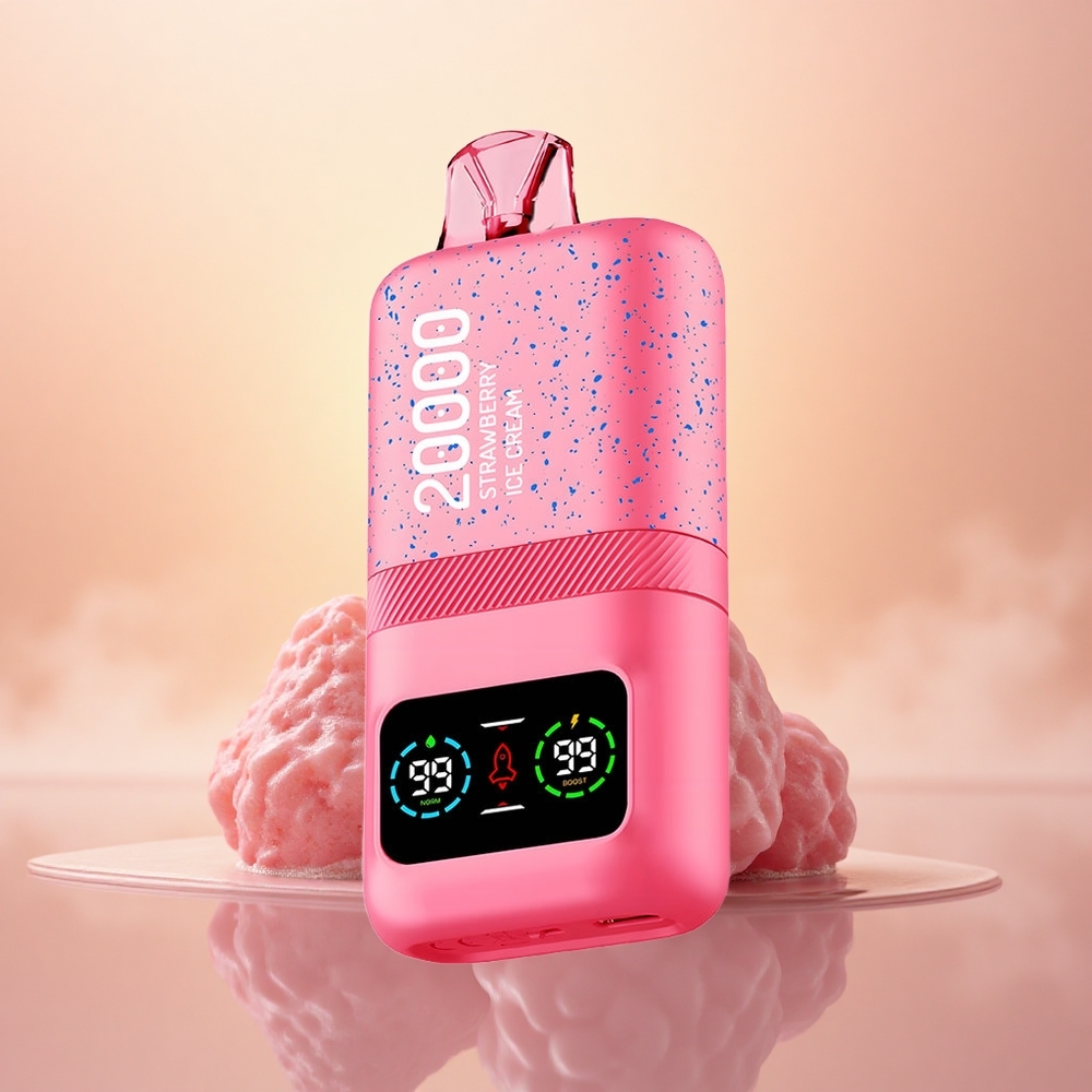 Aivono Aim Magic 20000 Puffs Strawberry Ice Cream Dual Mesh LCD