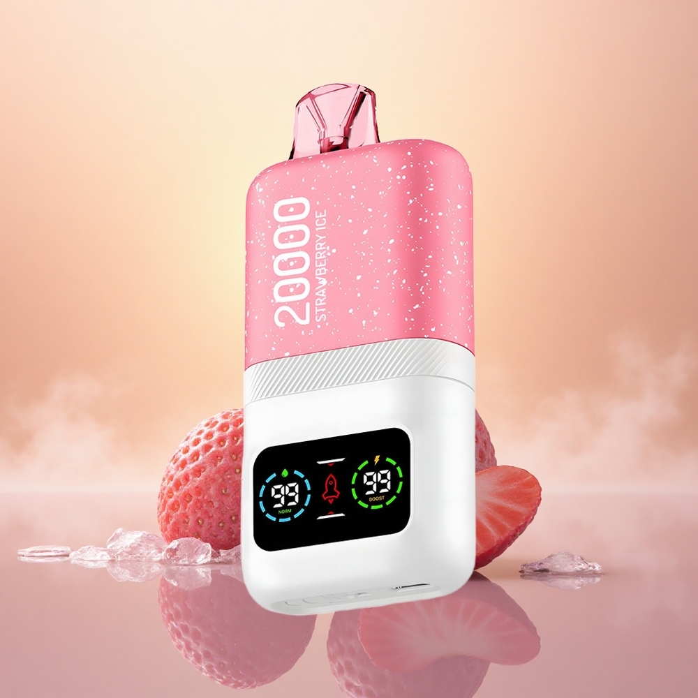 Aivono Aim Magic 20000 Puffs Strawberry Ice LCD Dual Mesh