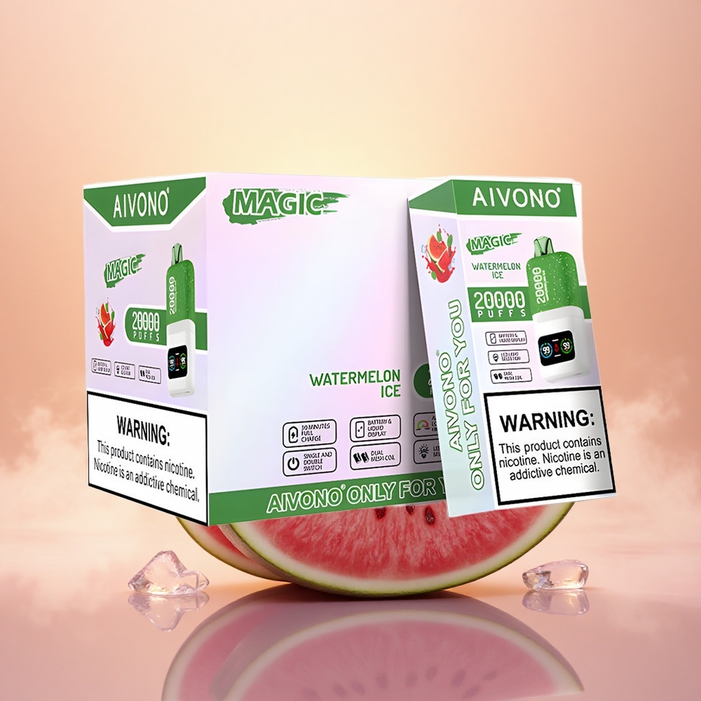 Aivono Aim Magic 20000 Puffs Watermelon Ice Dual Mesh LCD