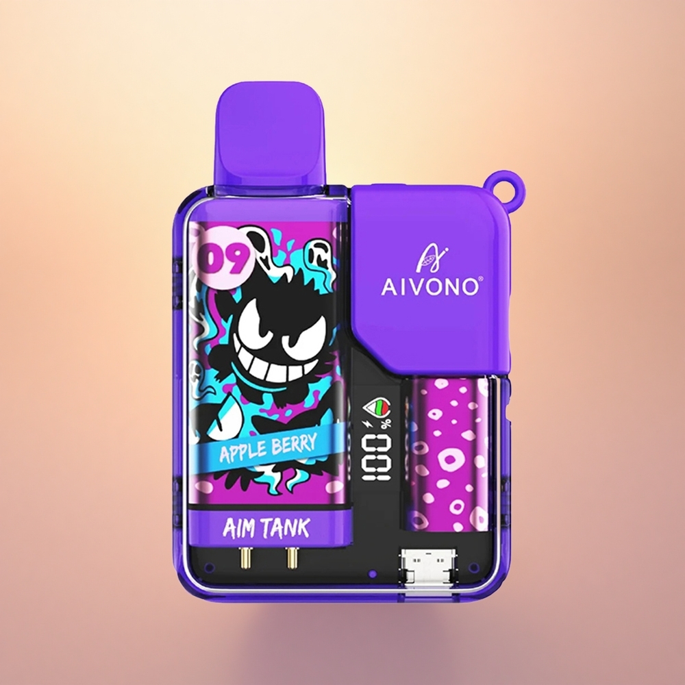 Aivono Aim Tank 9500 Puffs Apple Berry LCD Mesh 650mAh
