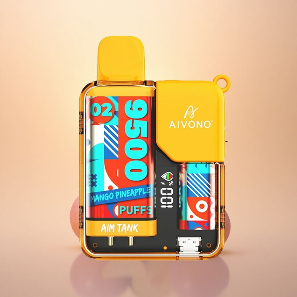 Aivono Aim Tank 9500 Puffs Mango Pineapple LCD 18ml 650mAh