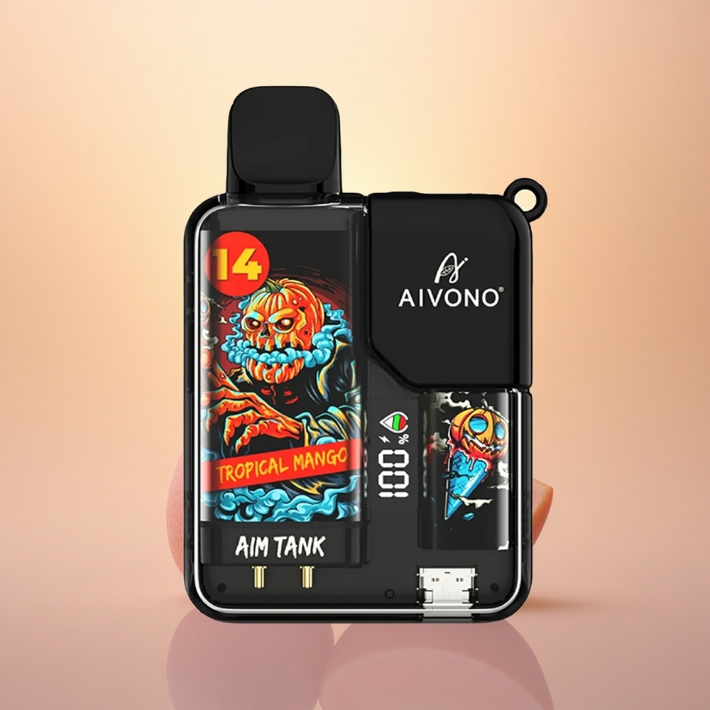 Aivono Aim Tank 9500 Puffs Tropical Mango Mesh 18ml LCD