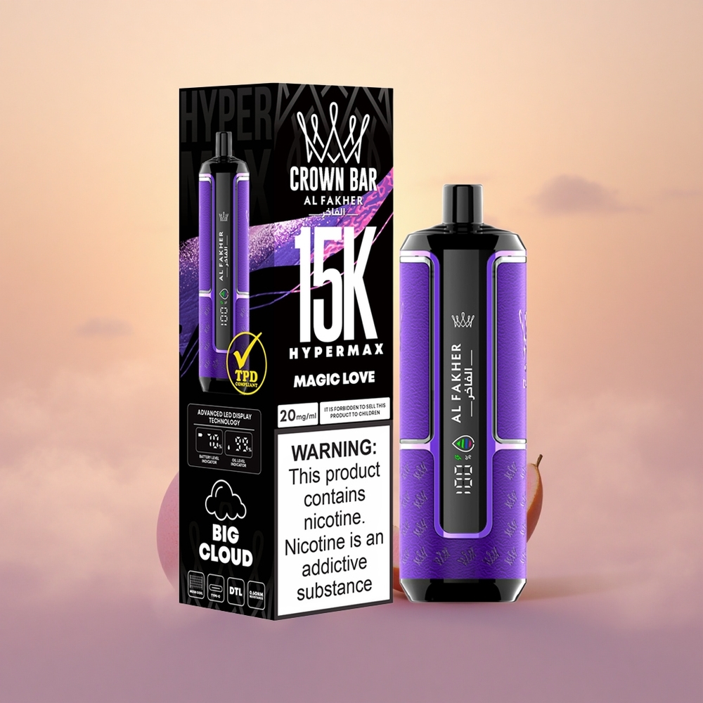 Al Fakher Crown Bar 15K Hypermax Magic Love Compact 22ml