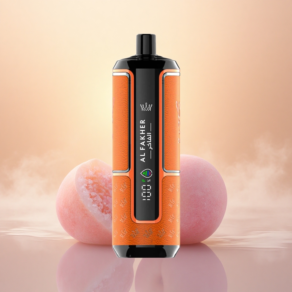 Al Fakher Crown Bar 15K Hypermax Peach Ice 22ml 600mAh Type-C