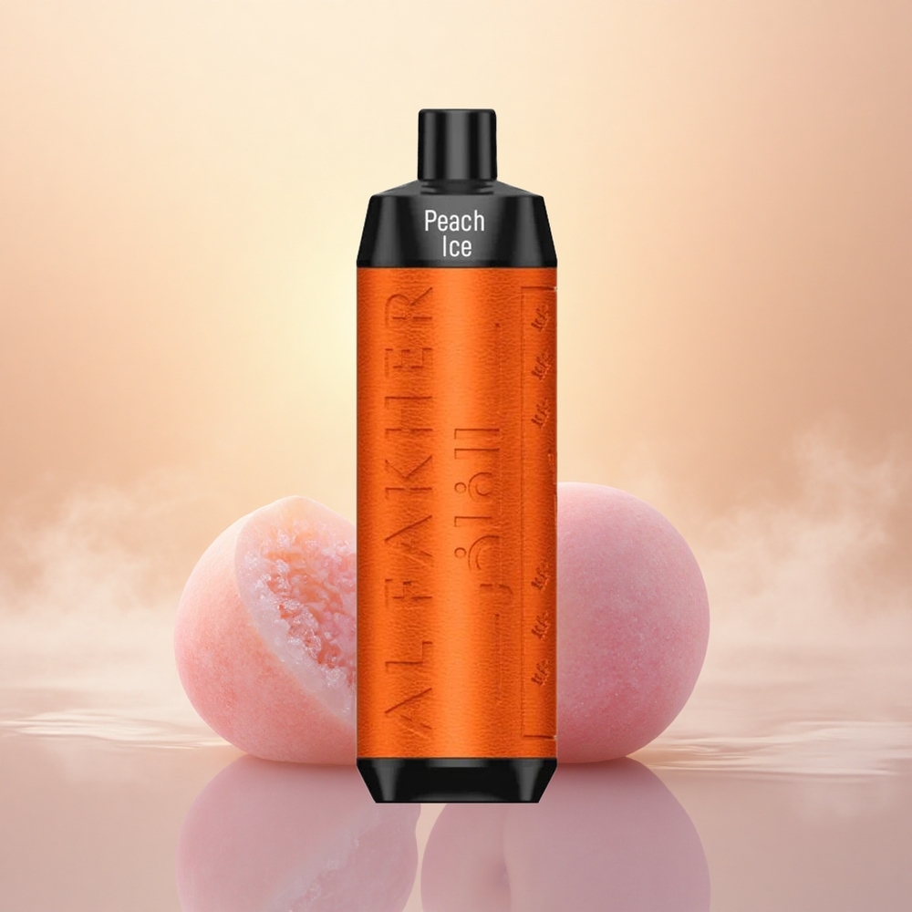 Al Fakher Crown Bar 8000 Crystal Peach Ice Crystal 600mah Type-C