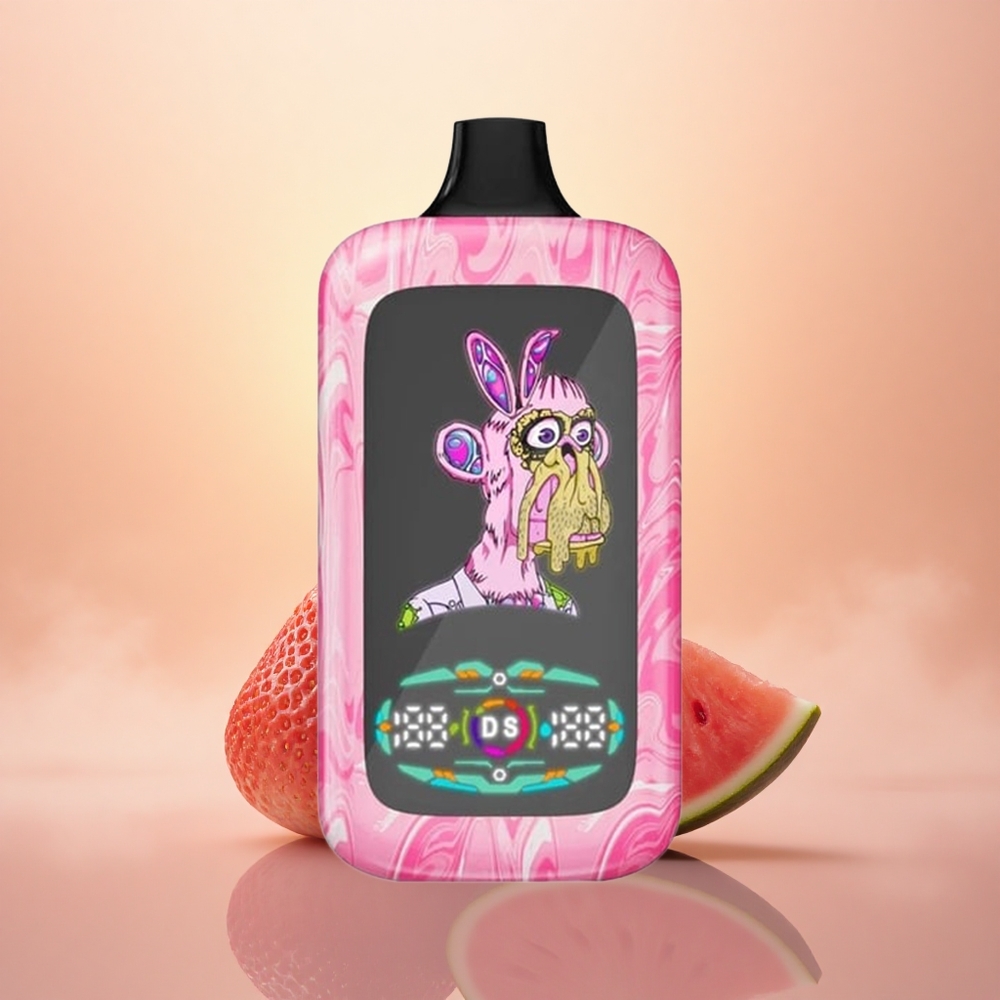 Fumot Digital Monkey 20000/40000 Puffs Strawberry Watermelon Dual Mesh 5%