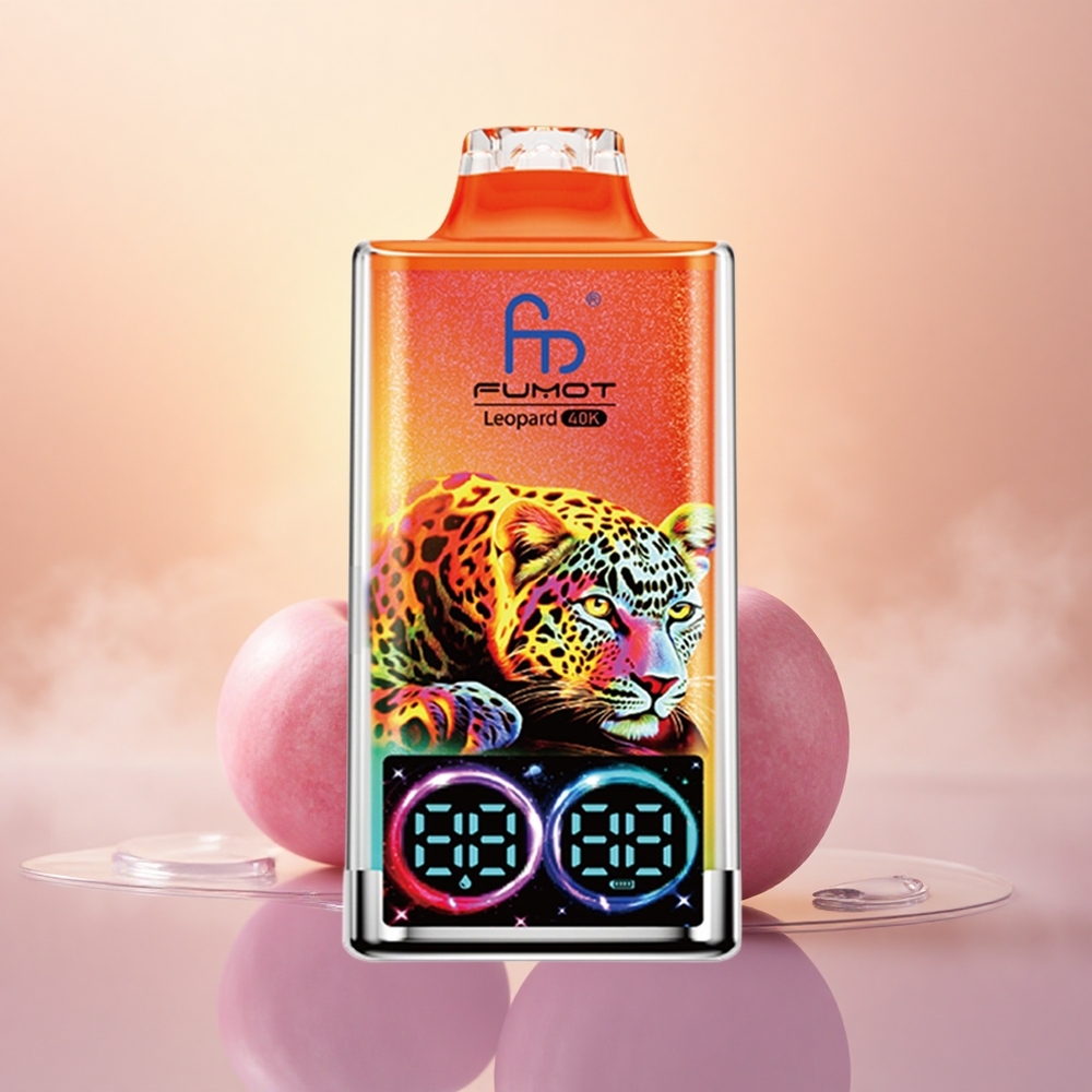 Fumot Leopard 40K Puffs Cherry Ice Dual Mesh 5% Nicotine