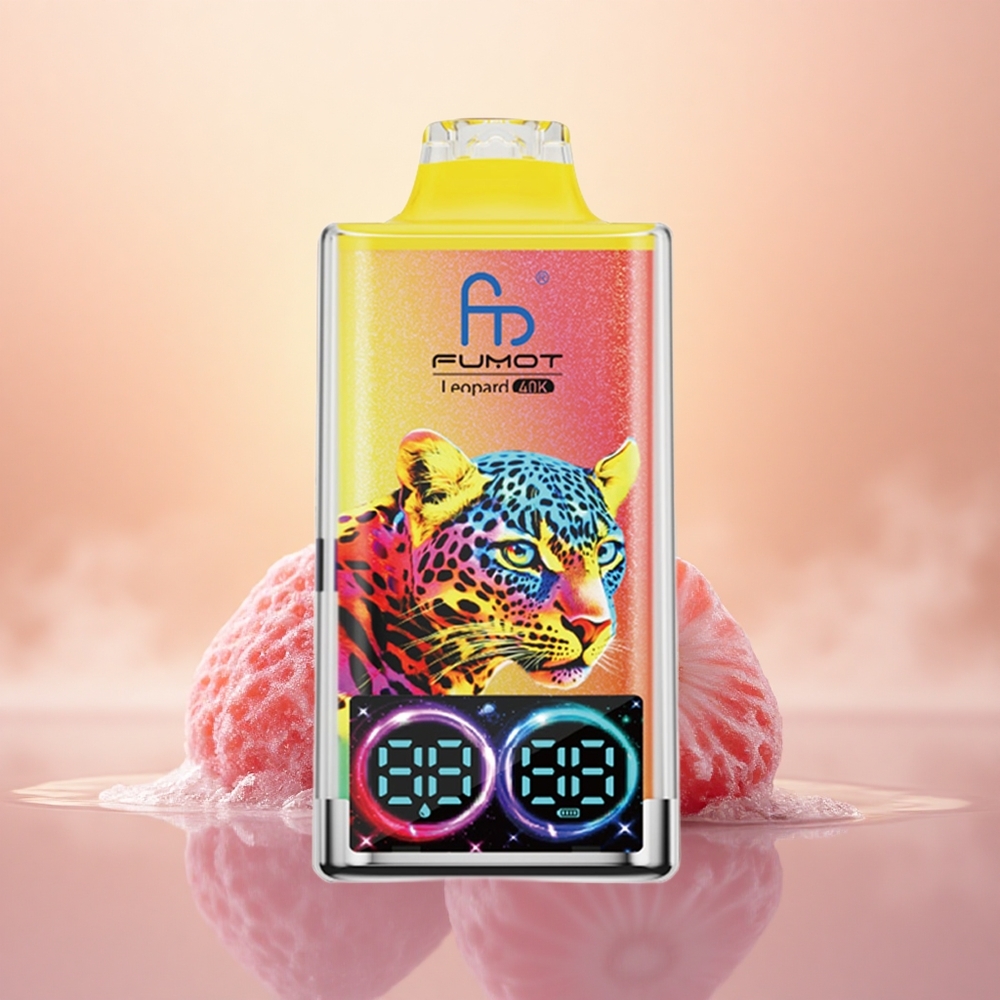 Fumot Leopard 40K Puffs Strawberry Ice 5% Dual Mesh Type-C