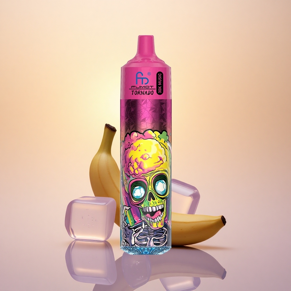 Fumot Randm Tornado 30000 Puffs Banana Ice Mesh Rechargeable