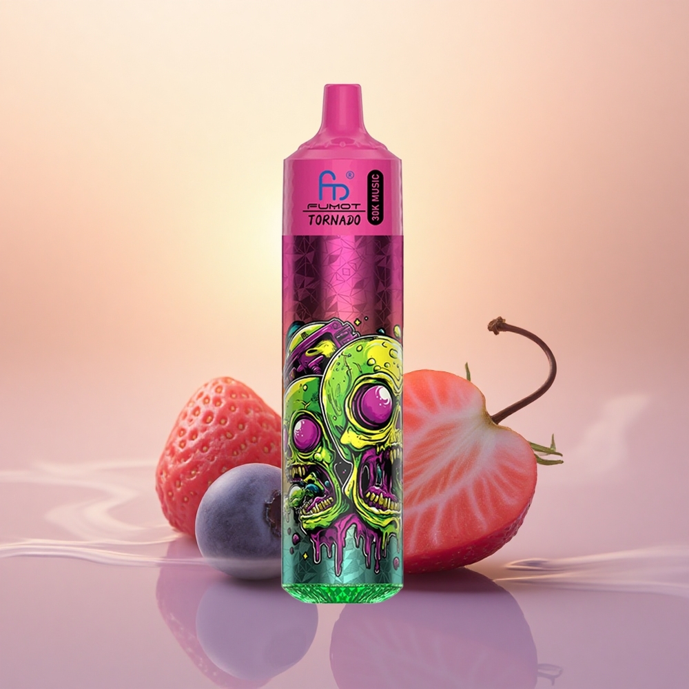 Fumot Randm Tornado 30000 Puffs Strawberry Blueberry Mesh 30mL Rechargeable
