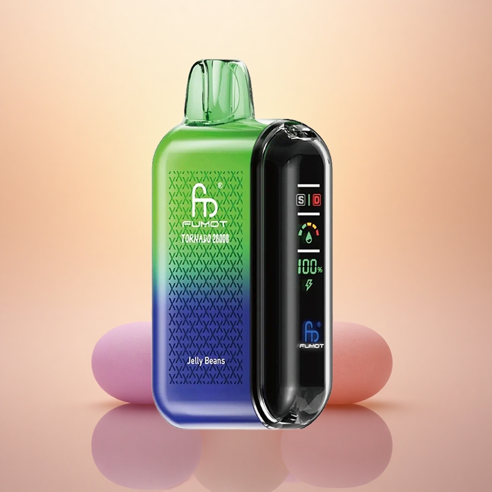 Fumot Tornado 20000 Puffs Jelly Beans Dual Mesh Smart Display