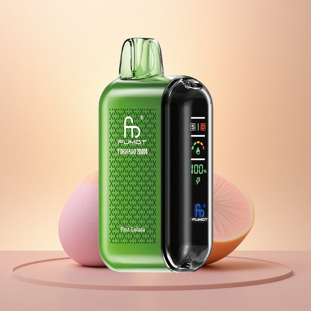 Fumot Tornado 20000 Puffs Pina Colada Mesh Display