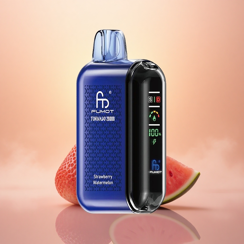 Fumot Tornado 20000 Puffs Strawberry Watermelon Dual Mesh