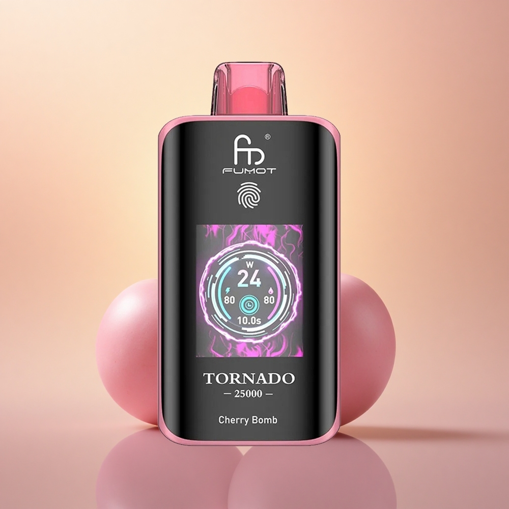 Fumot Tornado 25000 Puffs Cherry Bomb HD 700mAh Type-C