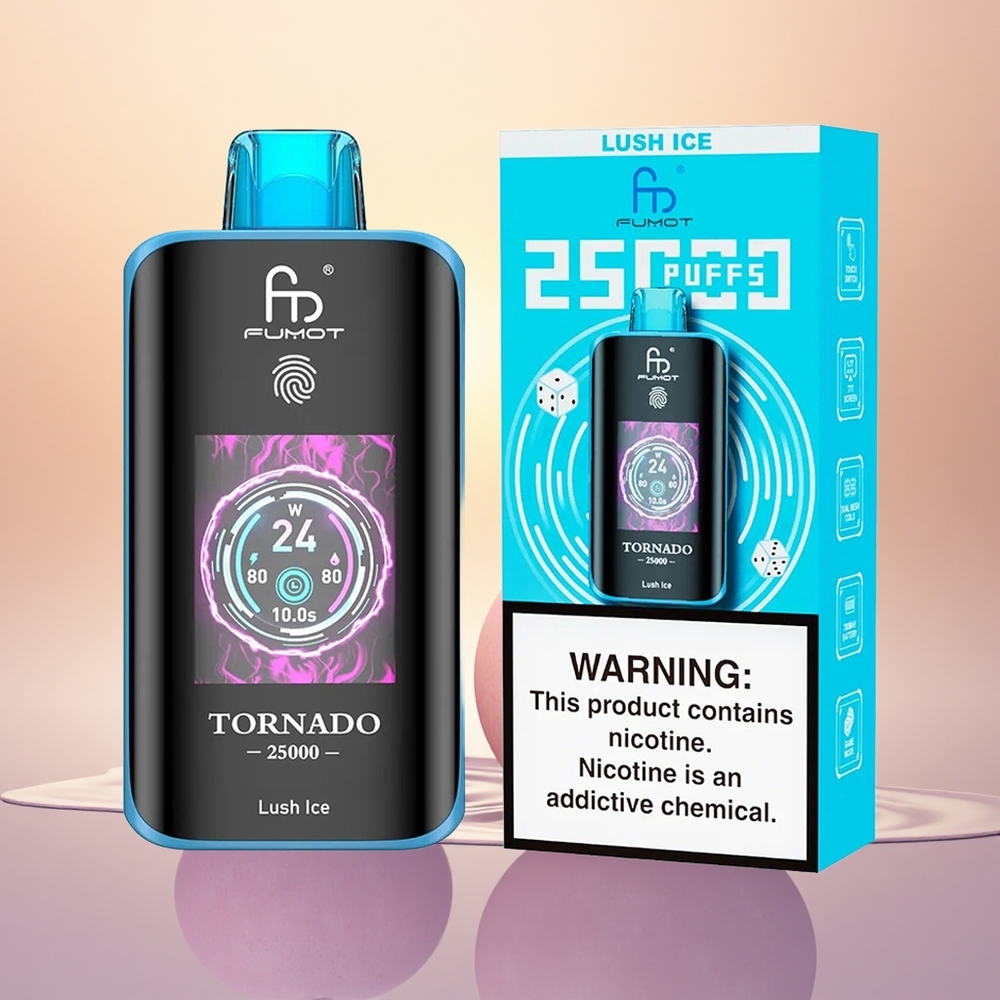 Fumot Tornado 25000 Puffs Frost Breeze HD Rechargeable 20ml