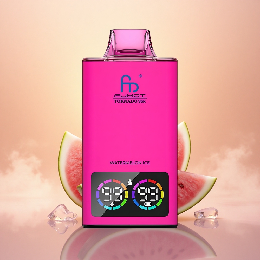Fumot Tornado 35000 Puffs Watermelon Ice Dual Mesh RGB