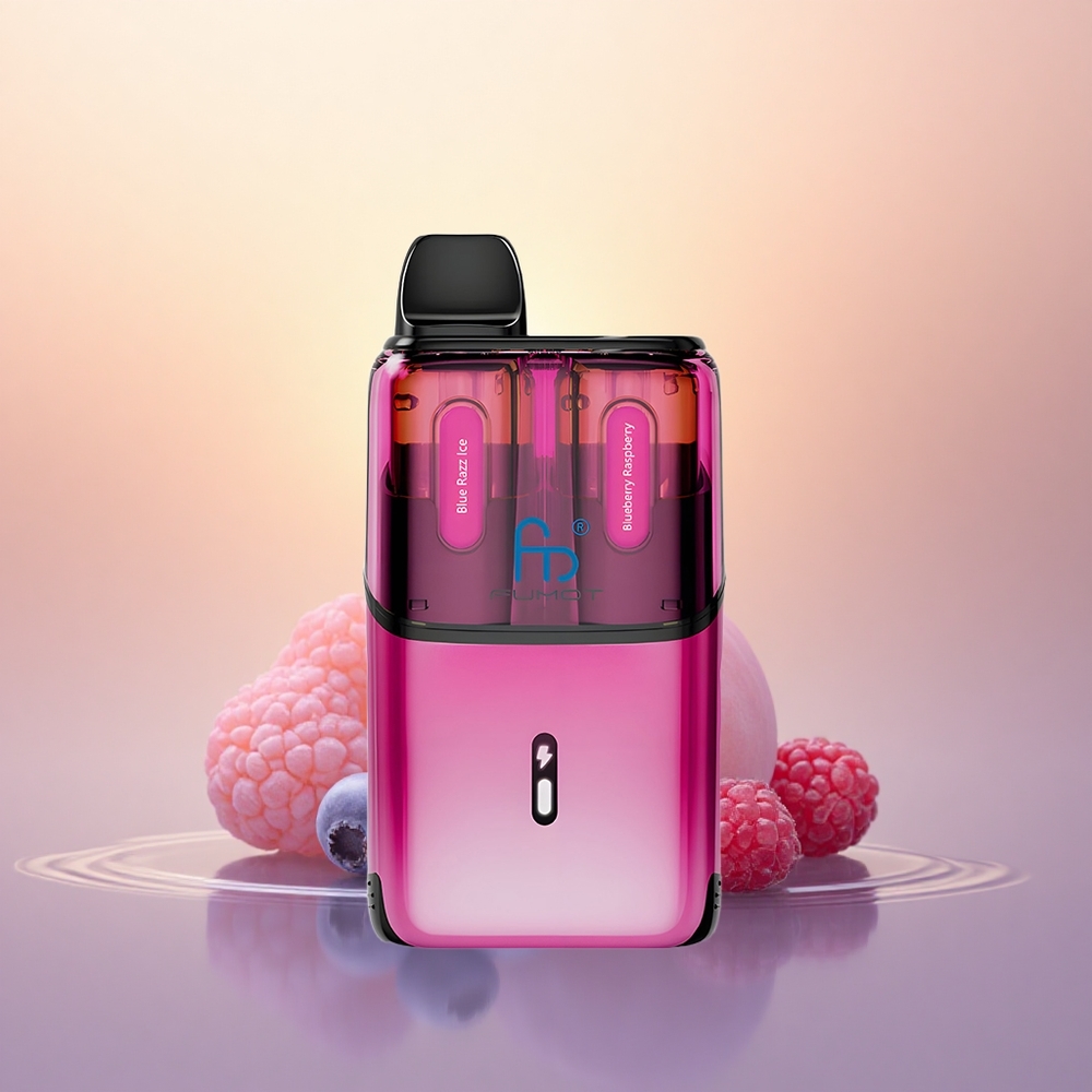 Fumot Ultra T32000 Puffs Blue Razz Ice - Blueberry Raspberry 24ml Mesh Coil