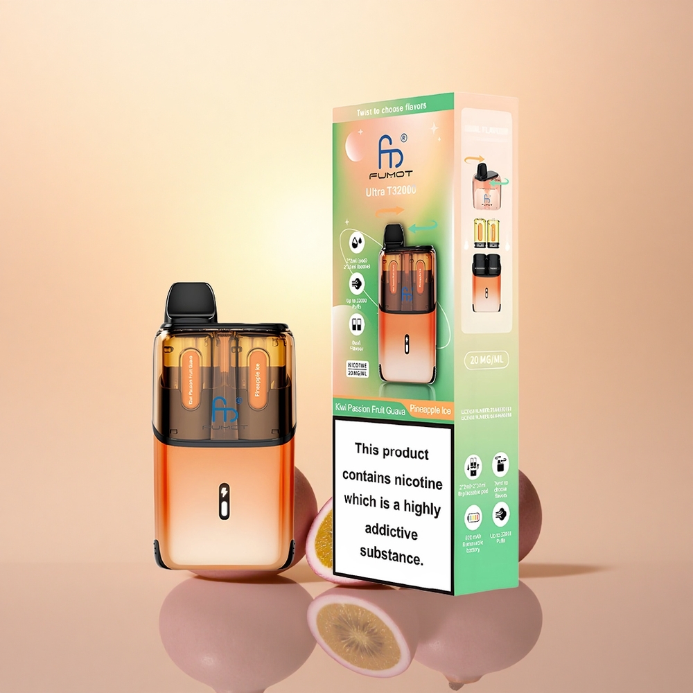 Fumot Ultra T32000 Puffs Kiwi Passion Fruit Guava - Pineapple Ice Mesh Coil 24ml