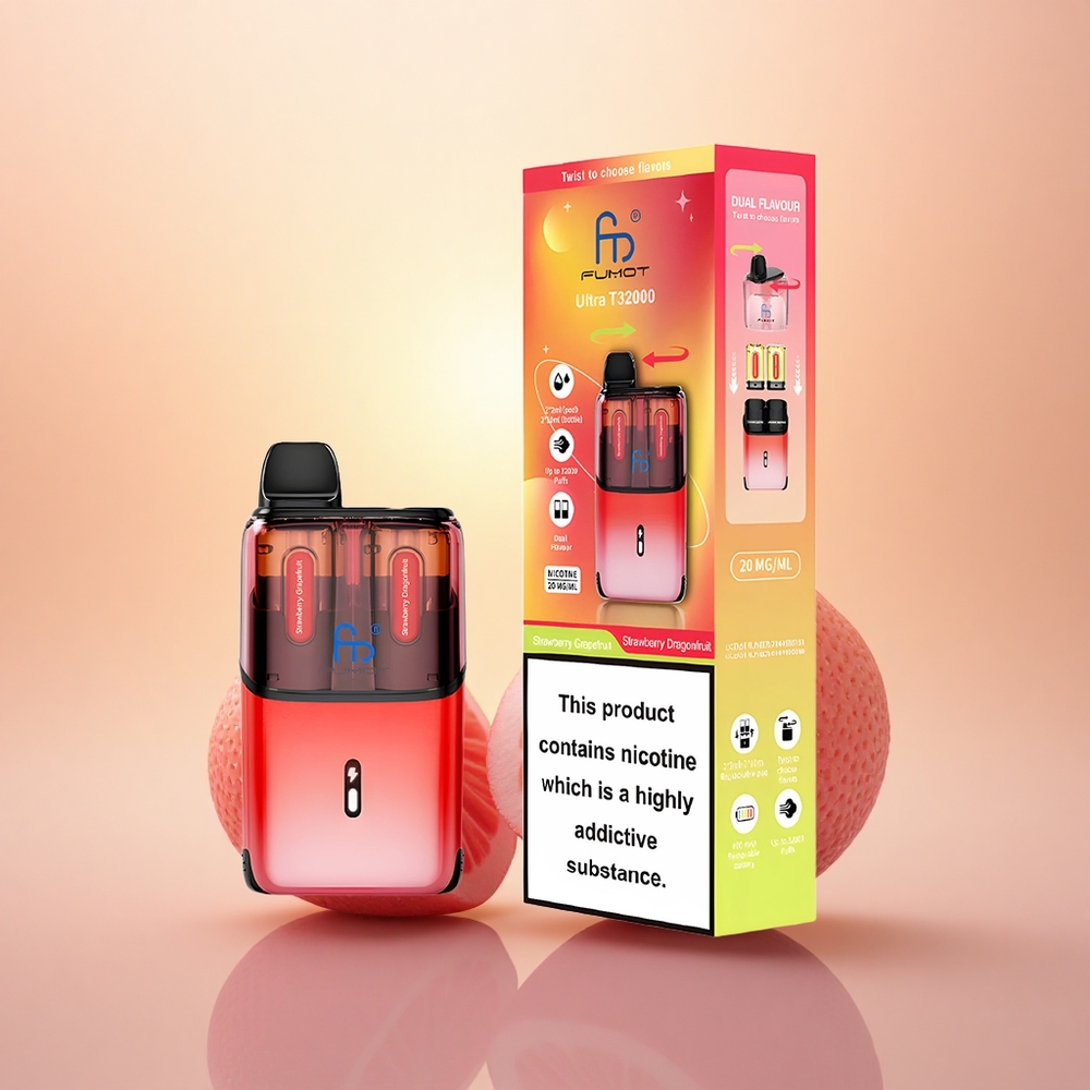Fumot Ultra T32000 Puffs Strawberry Dragonfruit Mesh 24ml Type-C