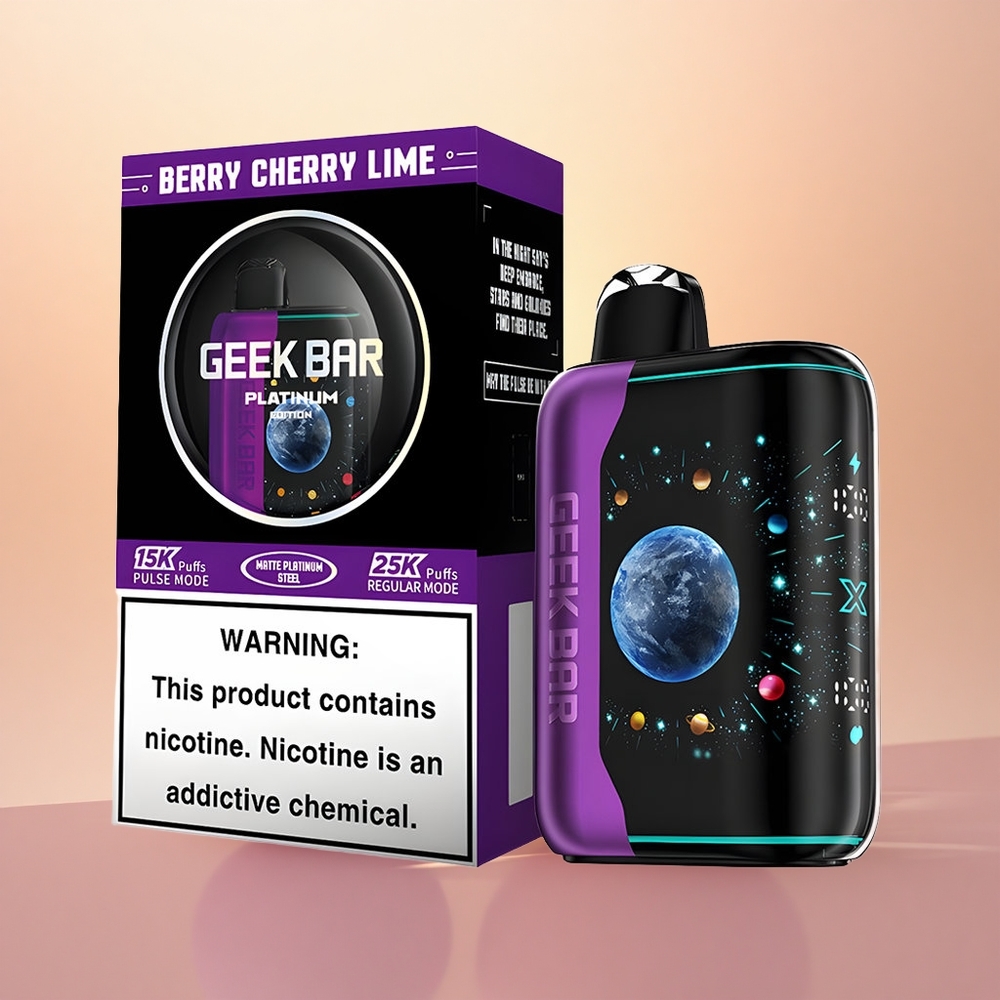 GEEK BAR Platinum Edition 25000 Puffs Berry Cherry Lime Dual Mesh 20mL