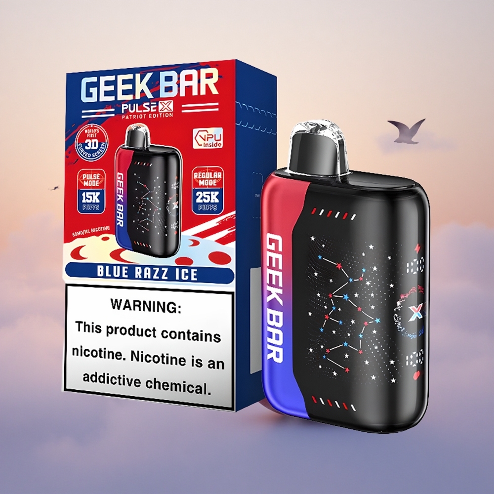 GEEK BAR Pulse X 25000 Puffs Patriot Edition Dual Mesh USB-C