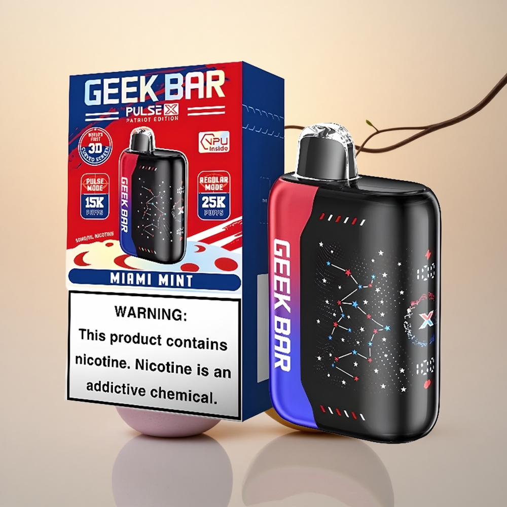 GEEK BAR Pulse X 25000 Puffs Patriot Edition Dual Mesh USB-C