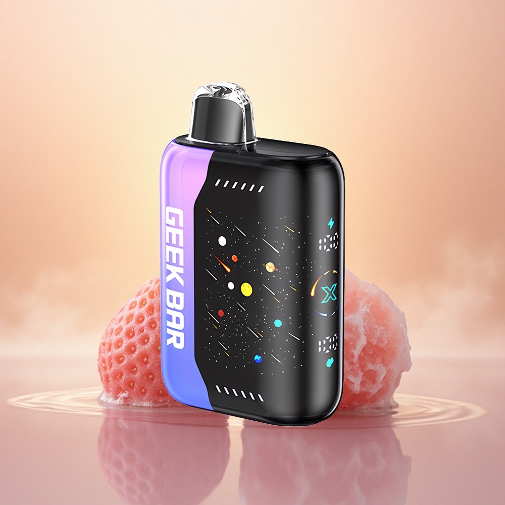 GEEK BAR Pulse X 42K Puffs Meteor Edition Strawberry Kiwi Ice Dual Mesh Fast-Charging