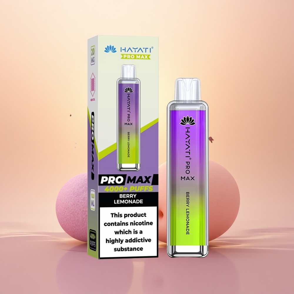 Hayati Pro Max 4000 Puffs Berry Lemonade Dual Mesh Rechargeable
