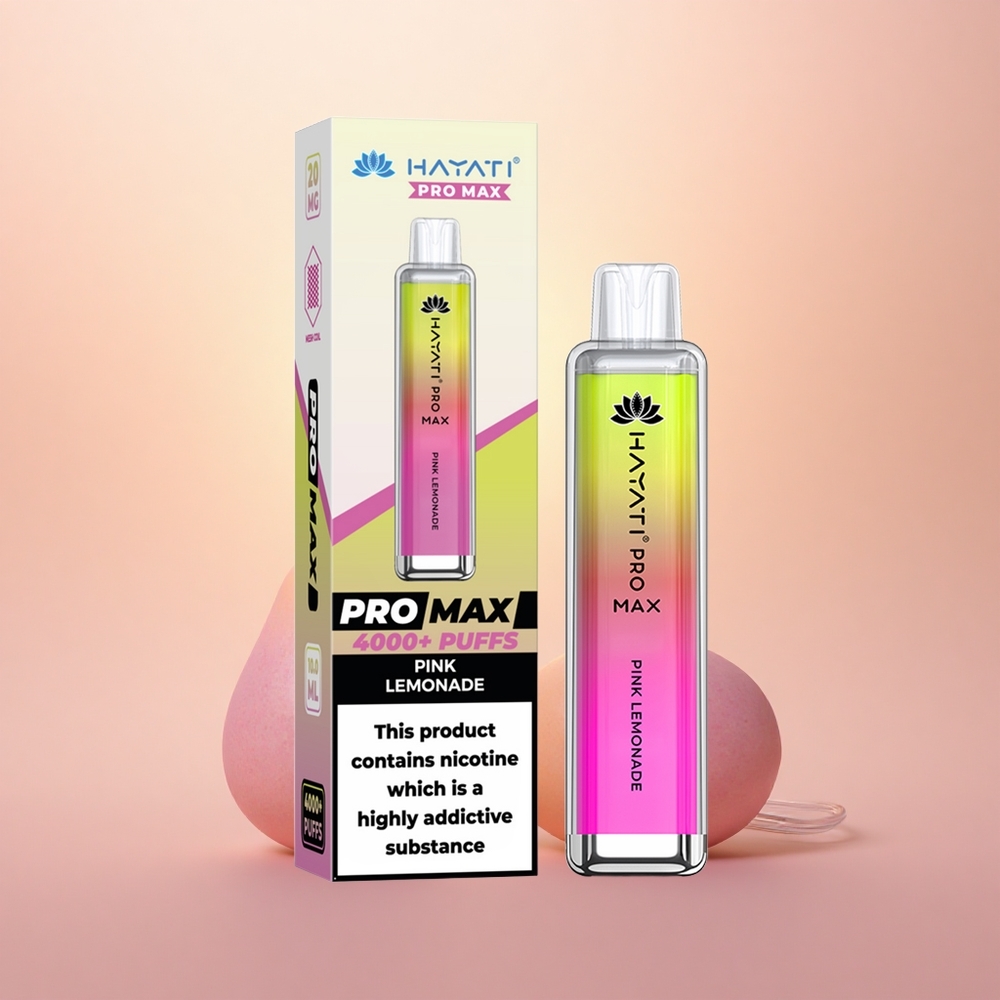 Hayati Pro Max 4000 Puffs Crystal Lemonade Pro Mesh