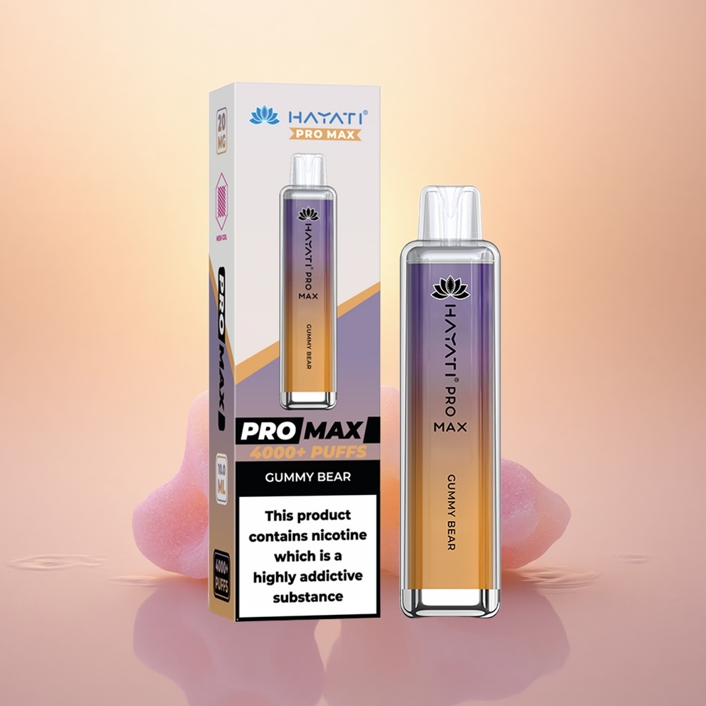 Hayati Pro Max 4000 Puffs Gummy Bear Pro Dual Mesh 1400mAh