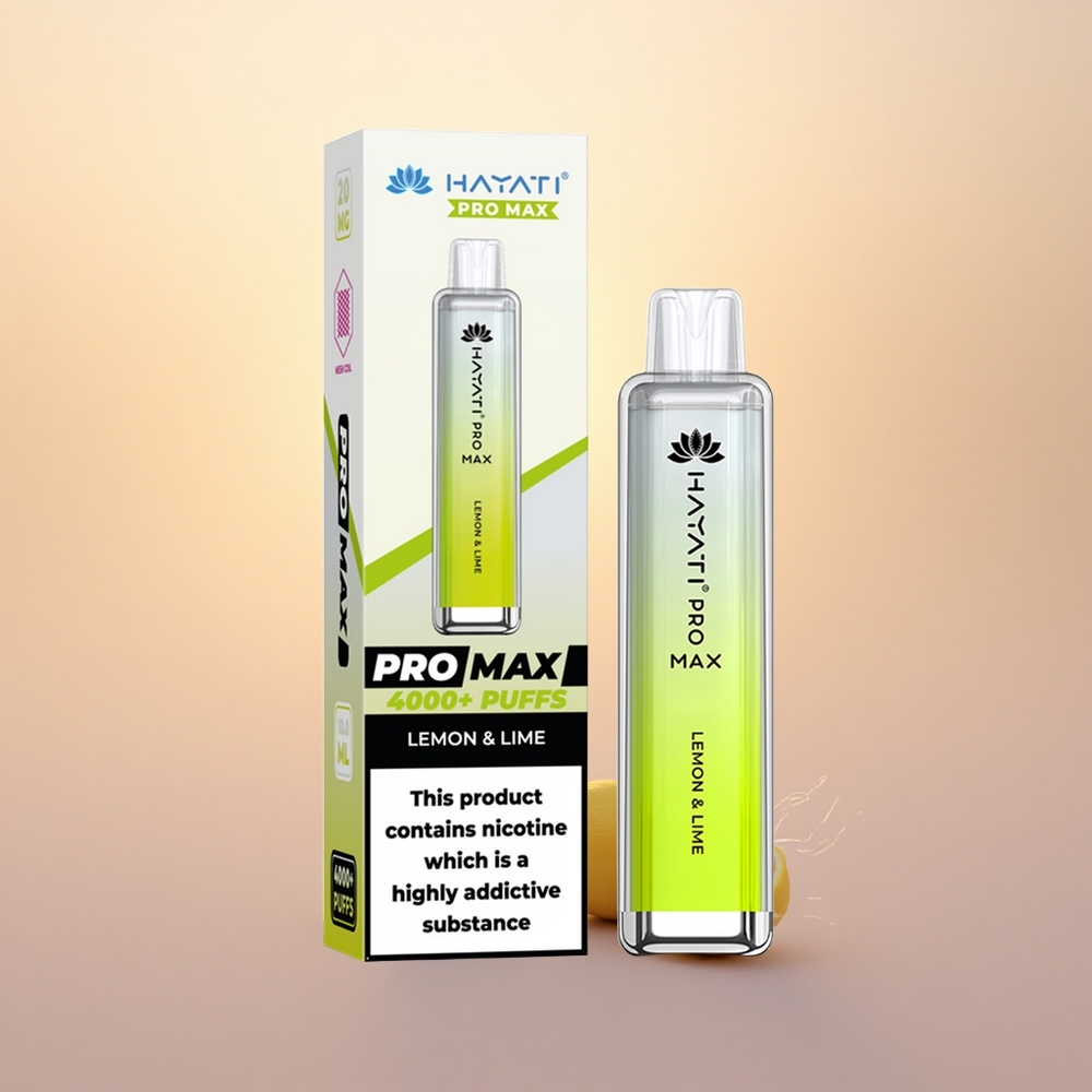 Hayati Pro Max 4000 Puffs Lime & Lime Pro Dual Mesh Rechargeable