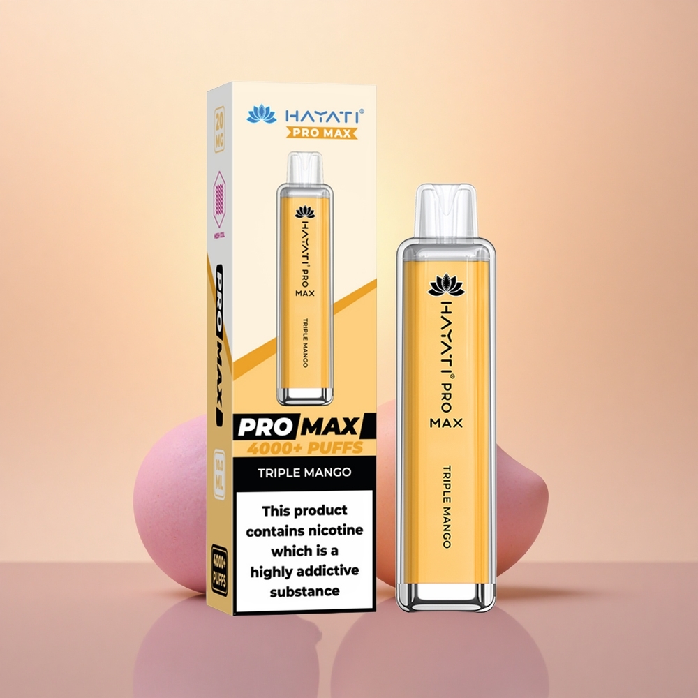 Hayati Pro Max 4000 Puffs Mango Mesh Pro Dual 1400