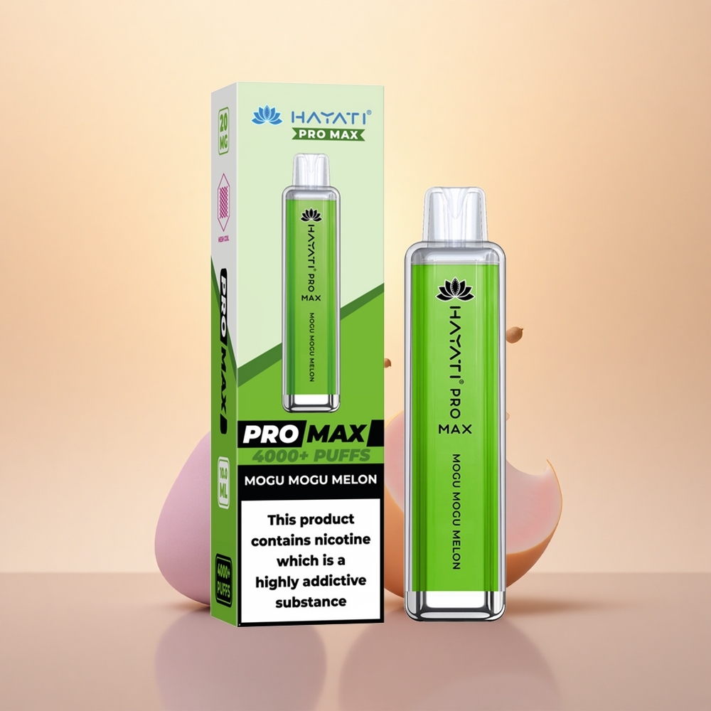 Hayati Pro Max 4000 Puffs Melon Mist Pro Dual Mesh LED