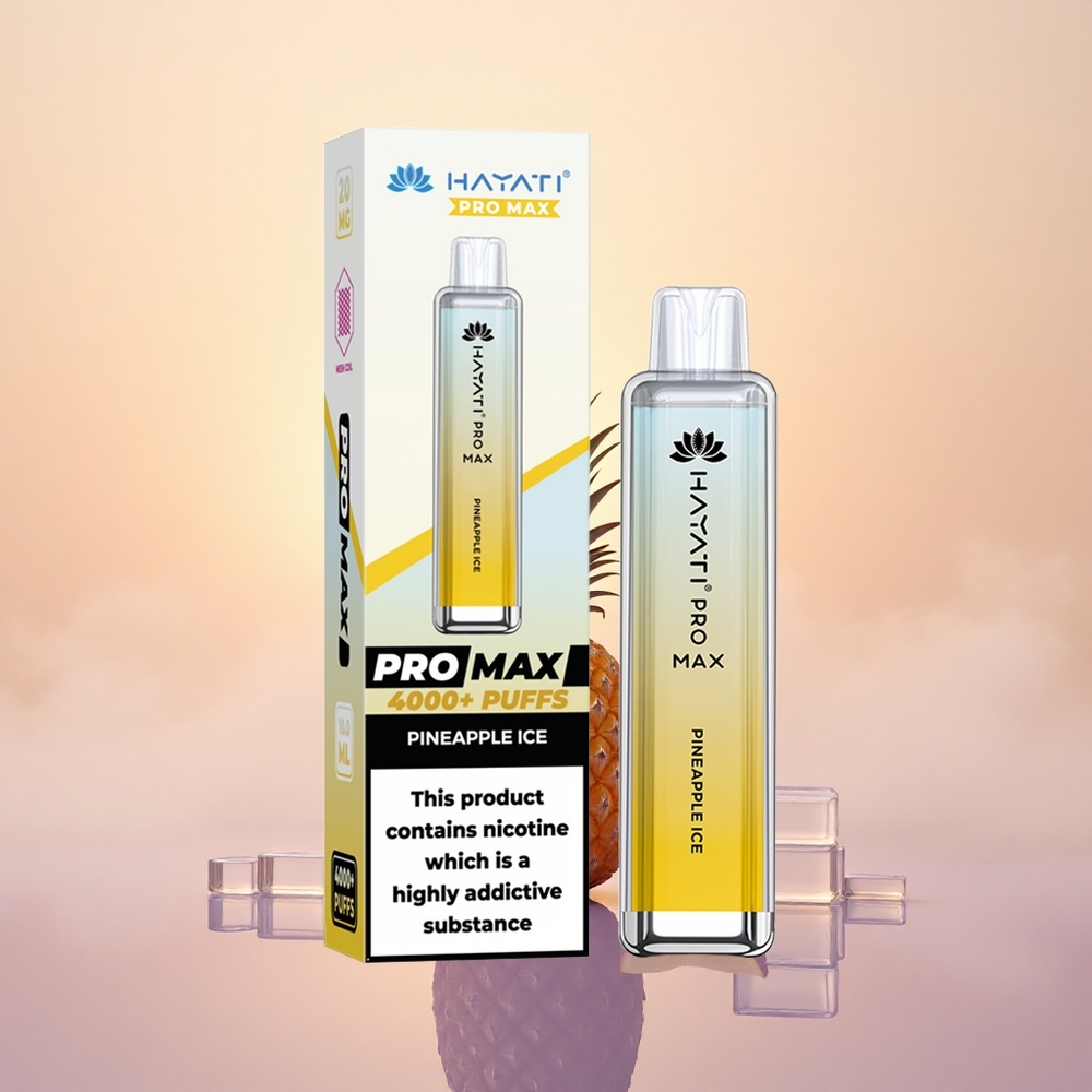 Hayati Pro Max 4000 Puffs Pineapple Ice Mesh Pro Rechargeable