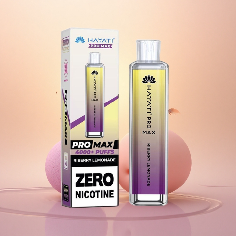 Hayati Pro Max 4000 Puffs Riberry Lemonade Dual Mesh 1400mAh Rechargeable