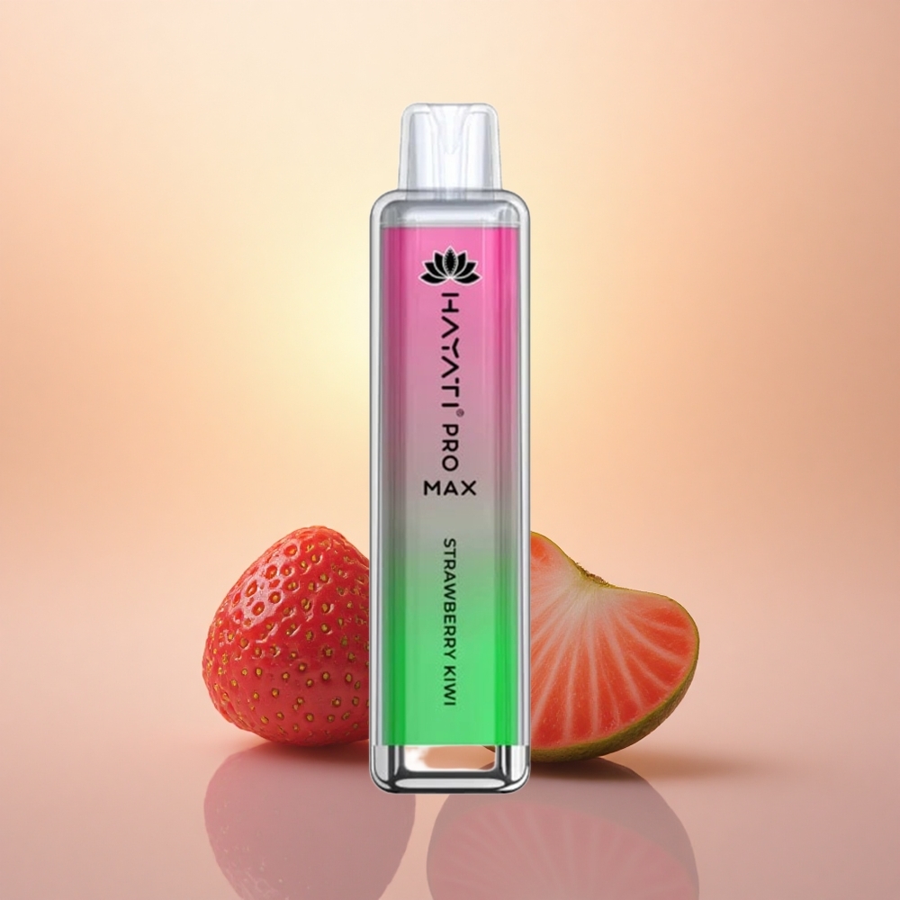 Hayati Pro Max 4000 Puffs Strawberry Kiwi 1400mAh Rechargeable Crystal