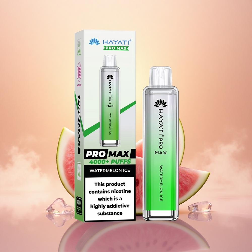 Hayati Pro Max 4000 Puffs Watermelon Ice Pro Dual Mesh Rechargeable