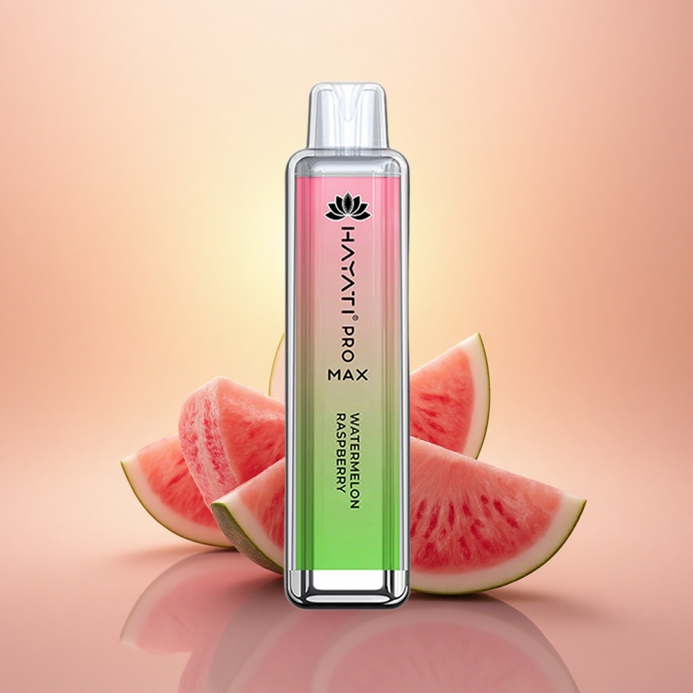 Hayati Pro Max 4000 Puffs Watermelon Raspberry Pro 1400mAh Dual Mesh Rechargeable